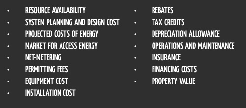 renewable energy considerations